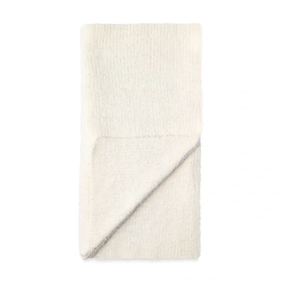 NWT Parents Choice Cable Knit Baby Blanket, 30" x 40"; Ivory - Picture 3 of 7